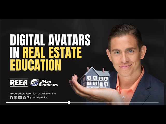 Digital Human Avatars in Real Estate Education