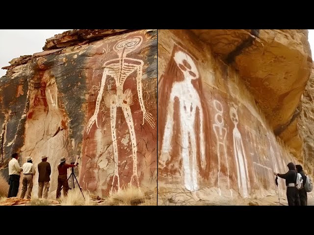 10,000 year old ALIEN paintings found in Kanker, India, ET visitors? UFO Sighting News.