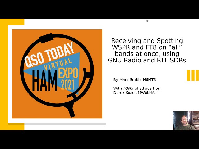 Receiving WSPR and FT8 on all bands with GNU Radio v2: QSO Today March 2021 Presentation