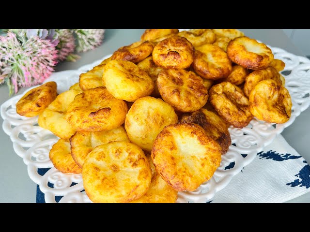 Only potatoes and flour! Incredibly crispy potatoes, just 2 ingredients. Try them. ASMR