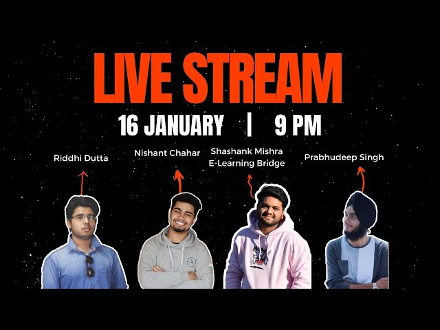 Chill Stream | All Doubts Solved  7.5 Subscribers @rite2riddhi @shashank_mishra  Prabhudeep Singh