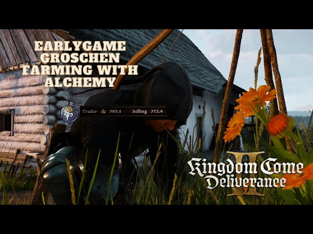 Kingdom Come Deliverance 2 - Earlygame Groschen Farming with Alchemy (PS 5 Gameplay)