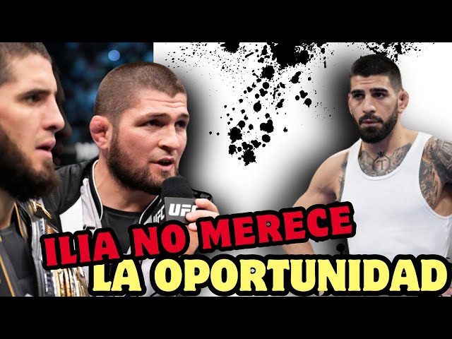 ILIA TOPURIA no merece pelear contra ISLAM MAKHACHEV...