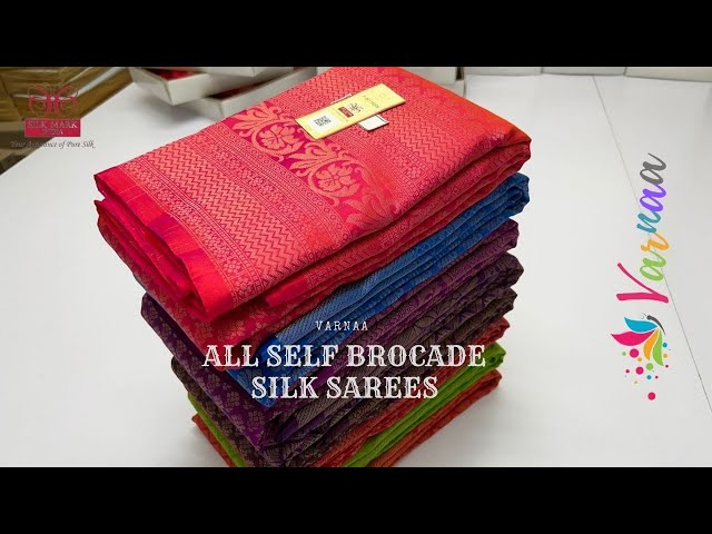 GRAND WORK BROCADE SILK SAREES