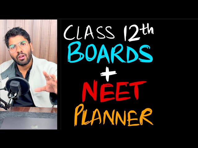 Balance boards with NEET | detailed day wise targets and planner | NEET 2025