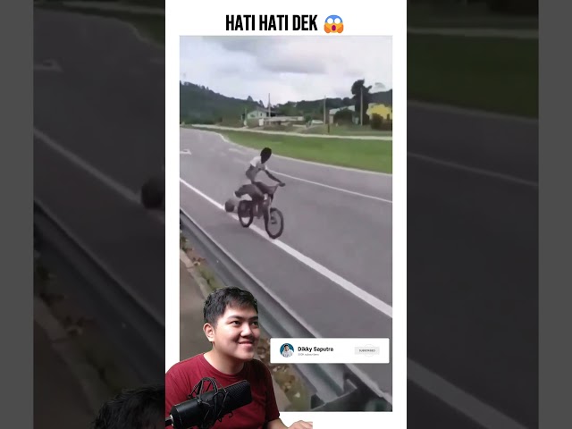 sampai salto gitu kalau sepeda an 🤣🤣 #shorts #funny #lucu