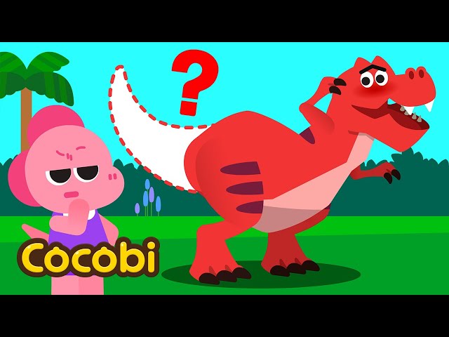 Where is the T-Rex’s Tail? | Songs for Kids | Cocobi