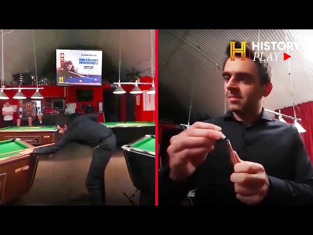 Ronnie O'Sullivan plays FOUR games of pool at once! | 360 | American Hustle