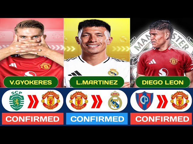 Man united Transfer News Today - Transfer Confirmed & Rumours - January Transfer Window Winter 2025