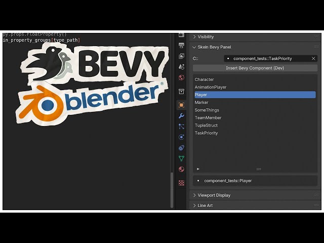 Finishing up the Blender addon for Bevy