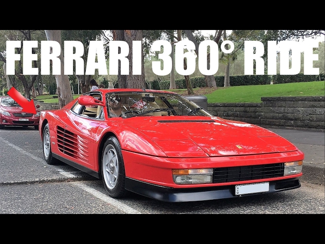 Ride Along with Lee 360° - Ferrari Testarossa