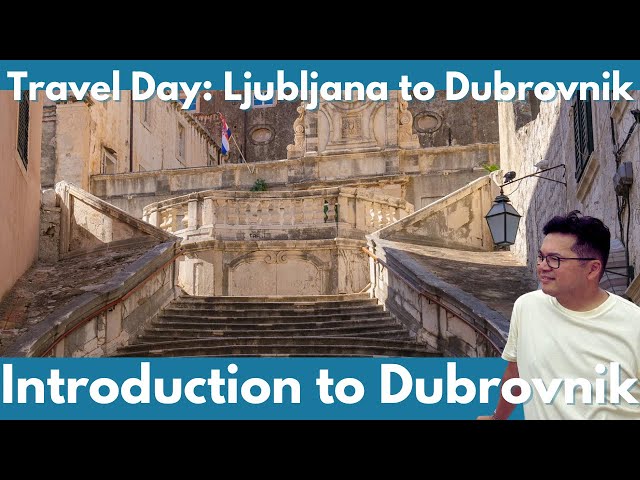 Travel Day from Ljubljana to Dubrovnik: Burek, Pepinos Gelato & Exploring Old Town's Famous Steps!