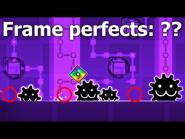 Quanteuse processing with Frame Perfects counter — Geometry Dash