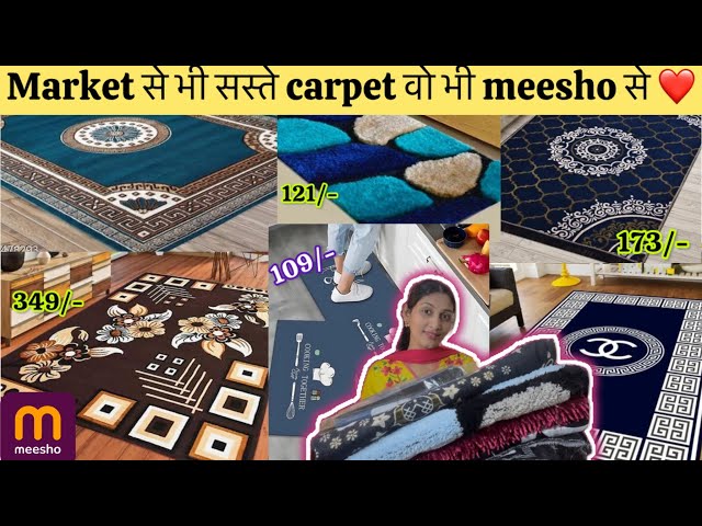 🥰Huge Meesho carpet/ Rugs/Runner haul🔥|| start just ₹99/-🤯 #meesho #meeshohaul #homedecor