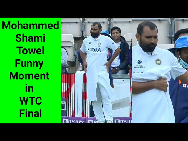 New Dress Code For Mohammed Shami | Mohammed Shami Towel Funny Moment in WTC Final #shorts