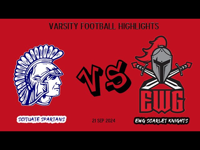 SCITUATE HIGHLIGHTS VS EWG #football #highlights #sports #highschool