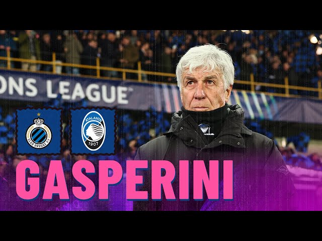 KOPO 1st leg Club Brugge 2-1 Atalanta | Gian Piero Gasperini's take | UCL 2024/25 -EN SUBs