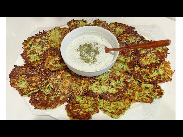 The best Zucchini Fritters | عجّة بالكوسا