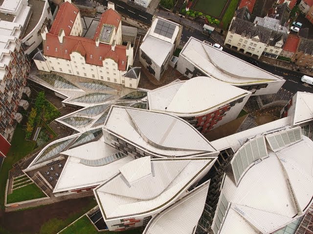 Immersive Tour: A view from above the Scottish Parliament