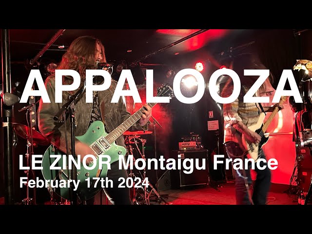 APPALOOZA Full Live Concert 4K @ LE ZINOR Montaigu France February 17th 2024