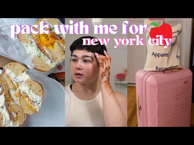 PACK + PREP WITH ME FOR NYC🍎🌃🚕