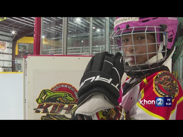 Hawaii's only quintuplets find their passion in inline hockey