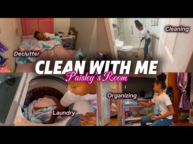 Clean With Me | My Daughters Disaster Bedroom