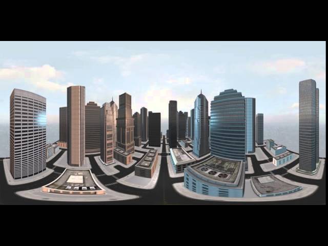 Skybox City Created in Tutorial