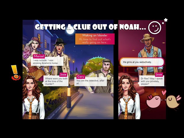 CHELSEA’S MURDER MYSTERY EP3 (GARY ROUTE)| LOVE ISLAND |DIAMOND CHOICES | KISSING NOAH FOR A CLUE ;)