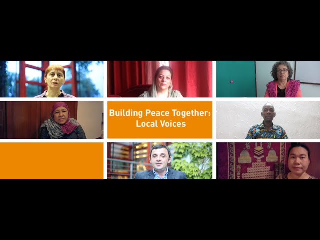 Building peace together: local voices