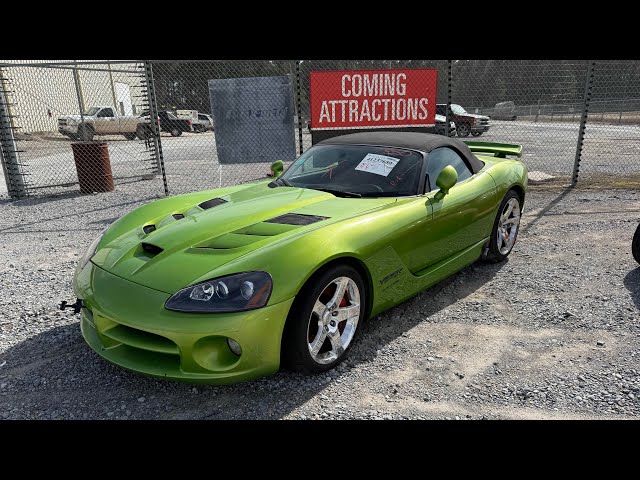 TWIN TURBO Dodge Viper SRT-10 And A Skid Steer Police Chase In The Same Day 🤪