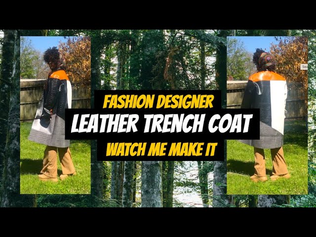 DIY Trench Coat | Fashion Designer | Time Lapse