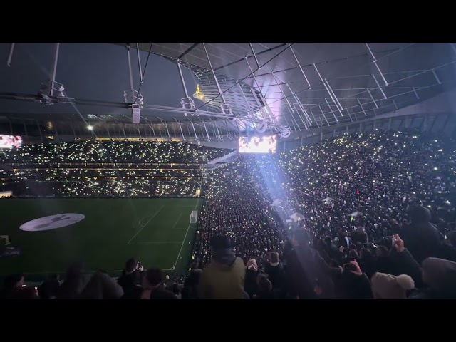 Breath taking light show @ Tottenham Hotspur stadium (spurs v Chelsea)