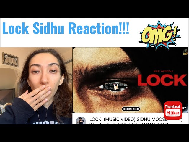 AMERICAN REACTION TO LOCK SONG! SIDHU MOOSE WALA