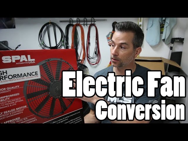 BMW Electric Fan Conversion