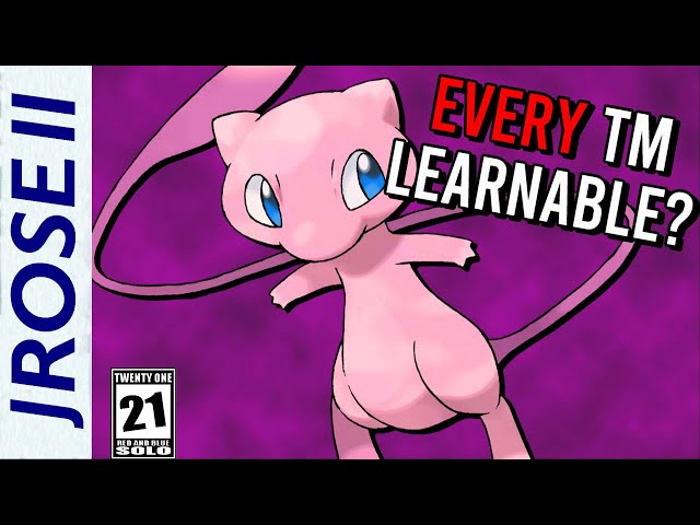 How Fast Can you Beat Pokemon Red/Blue with Just a Mew?