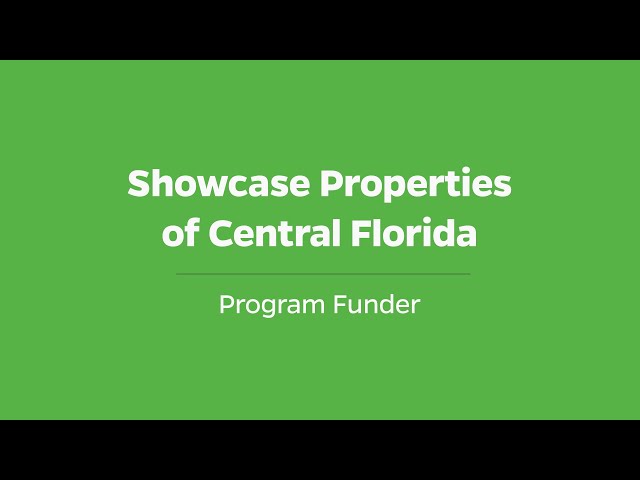 Showcase Properties of North Central Florida - WUFT's Greater Good - Program Funder