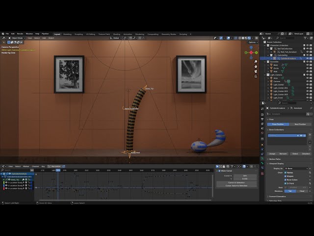 Blender Bangla Tutorial | Cylinder Rigging with Bendy Bone Tutorial