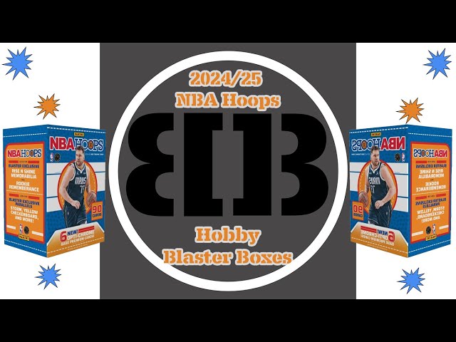 2024/25 Panini NBA Hoops Basketball "Hobby" Blaster Boxes - Nice!