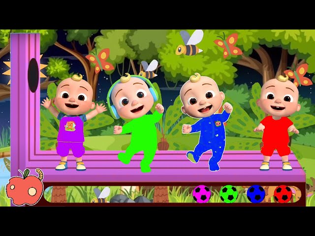 Baby Shark Rainbow 1 Learns Colors | CoComelonToysN Nursery Rhymes & Kids Songs #1