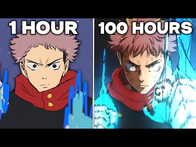 I Animated Jujutsu Kaisen in 1 Hour Vs 100 Hours