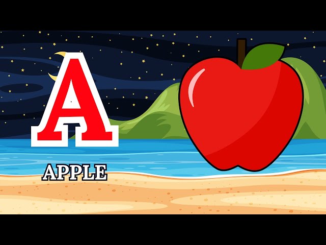 Phonics Sounds of Alphabets A to Z in English - A For Airplane - ABC Alphabet Songs with kids 03