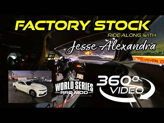 360º Ride Along with Jesse Alexandra in the Factory Stock "Batman"