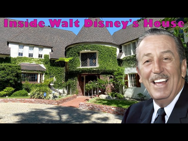 Walt Disney House Storybook Mansion | INSIDE Walt Disney’s Home Tour in Los Feliz...