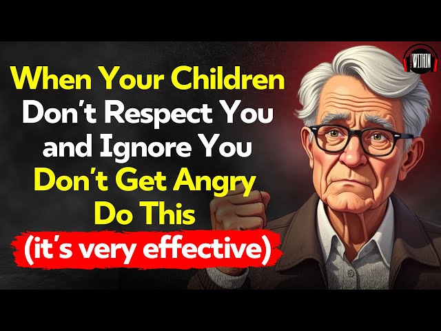 When You Grow Old: If Your Children Don’t Respect or IGNORE YOU, Stay CALM and DO THIS!