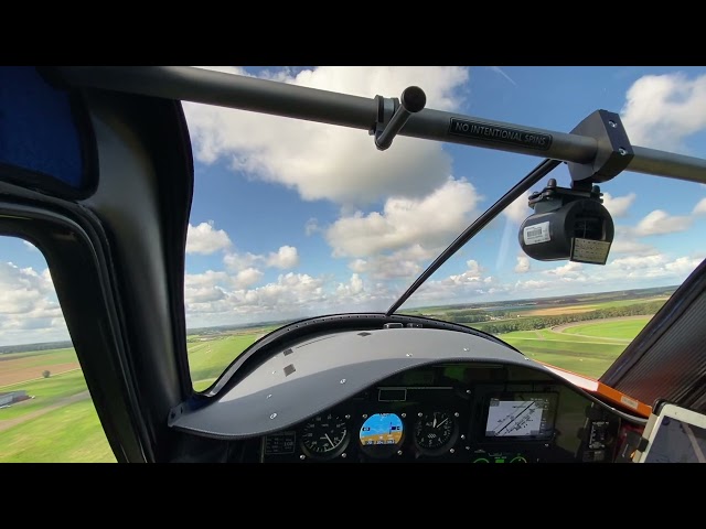 Flight from Lelystad to Amsterdam Schiphol in a Pipistrel Velis Electro