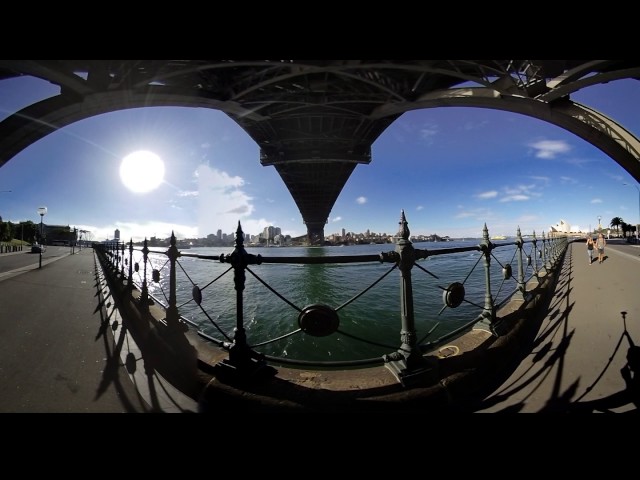 Sydney Harbour Bridge - 360 Video [Royalty Free Stock Footage] $350 [4K VR Stereoscopic 3D]