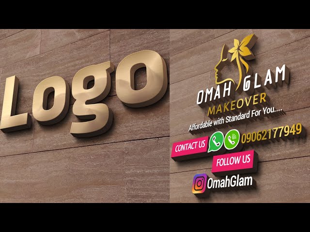 Professional 3D Wall Logo On Mobile Photoshop - Advanced Mockups For Creating 3d Logos