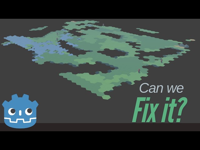 Flat Tiles to 3D Terrain – Hex World Evolution! Godot Procedural map