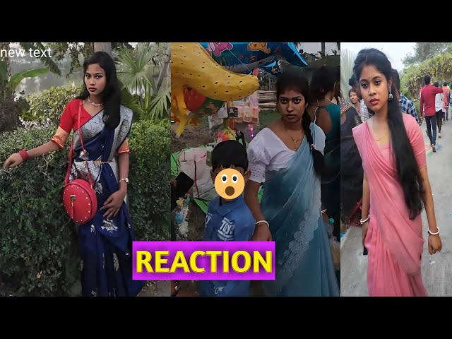 Girls Reaction ❗ সরস্বতী পূজা 🪕